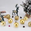 Goldene Weihnachtskugeln, Weihnachtsbaum-Dekoration, Anhänger für Ornamente, Kugel, Weihnachts-Hängebaum-Anhänger, Home-Party-Dekoration 2025, 3