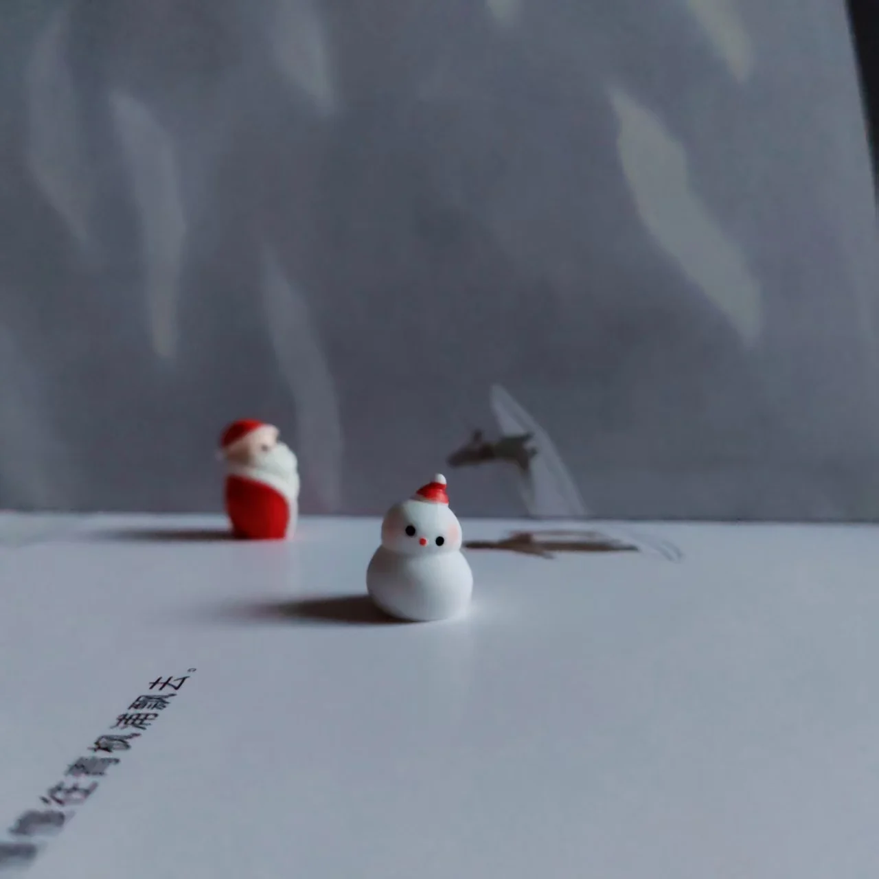 10 Stück/Weihnachtsschneemann/Puppenhaus/Miniatur/niedlich/Fee Gartenzwerg/Moos Terrarium Dekor/Kunsthandwerk/Bonsai-Figur/DIY-Zubehör/ 4