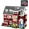 American Horror Story House Bausteine-Set mit LED-Licht, Halloween-Spukhaus, Ideen, Geschenk für Jungen und Mädchen (111 Stück)
