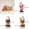 Zug Weihnachten Harz Statue Wohnkultur Skulptur Weihnachten Ornamente Wohnzimmer Dekoration Tisch Schreibtisch Santa Claus Dropshipping 3