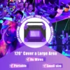 1/2 PCS LED UV Schwarz Lichter Arbeit Licht Bühne Schwarzlicht Ultraviolett Flut Effekt Licht für Halloween Weihnachten Dance DJ Disco Party 2