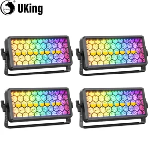 U'King 150 W COB 36 RGB LED Wall Washer Licht Retro Strobe Bühne Licht DMX512 Uplighting Für DJ Hochzeit Party Theater Halloween