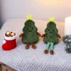 Weihnachtsbaum-Dekoration, Anhänger, niedlicher Plüsch, Weihnachtsbaum-Puppe für Schrank, Tischdekoration, Zuhause, Party, Dekoration, Geschenke, Avocado-Puppe 2