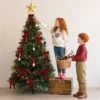 10/20Pcs Samt Band Bögen Weihnachten Baum Ornament Rot Burgund Band Bogen Kranz Indoor Hause Weihnachten Dekoration DIY liefert 3