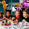 Halloween-Partyzubehör, 55-teiliges Halloween-Party-Set – Happy Halloween Banner, Luftballons, Tortenaufsatz usw., Happy Halloween-Dekorationen 3
