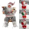 Weihnachtsbaumschmuck für Zuhause, Höhe 35 cm, Weihnachtsmann-Puppe, Kindergeschenke, Fensterschmuck, Navidad, Neujahr 2024