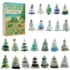 Mini Meer Glas Weihnachtsbaum Ornamente Adventskalender Weihnachtsbaum hängen Anhänger hängen Meer Kristall Glas Dekor Handwerk Geschenke 3