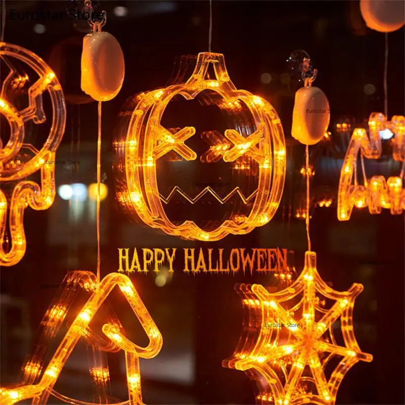 20 Stück dekorative Halloween-LED-Dekorationslichter für Ambiente, festliche Lieferungen, Kürbislaternen und Einstell-Requisiten 1