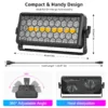 U'King 150 W COB 36 RGB LED Wall Washer Licht Retro Strobe Bühne Licht DMX512 Uplighting Für DJ Hochzeit Party Theater Halloween 6