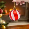 42 Stück 6 cm Weihnachtskugel-Ornamente aus Kunststoff, Weihnachtsschmuck, Festival-Anhänger, Behänge, Party-Dekorationen für den Weihnachtsbaum 6
