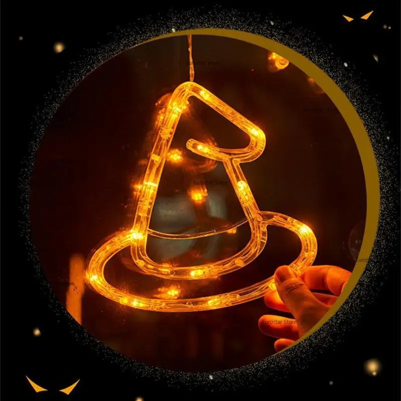 20 Stück dekorative Halloween-LED-Dekorationslichter für Ambiente, festliche Lieferungen, Kürbislaternen und Einstell-Requisiten 2