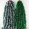 Weihnachten Band Girlande Weihnachtsbaum Folie Pull Blume Bänder Ornamente Grün Zuckerrohr Lametta Hochzeit Party Dekoration Lieferungen 4