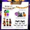 Halloween-Partyzubehör, 55-teiliges Halloween-Party-Set – Happy Halloween Banner, Luftballons, Tortenaufsatz usw., Happy Halloween-Dekorationen 6