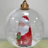 60 cm Outdoor Weihnachten Aufblasbare Dekorierte Kugel Leuchten PVC Riesige Große Kugeln Weihnachtsbaum Dekorationen Ball Mit Licht Ornament 2