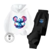Stich Cartoon erschwing lichen Langarm Hoodie für Kinder Party tragen Spaß Stil fröhliche Atmosphäre lebhaften Frühling Herbst Sport Hoodie Set 2