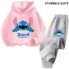 Disney Stitch Kinder Street Fashion Pullover Jungen Mädchen Tops Kinder Sport Trucks uit Pullover Outdoor Sport Sonic Hoodie 3