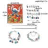 Weihnachtsgeschenk 24-Tage-Kalender Countdown Disney Stitch DIY Perlen Schmuckherstellung Blind Box Set Party Geschenk 2