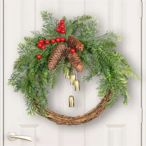 Weihnachts kranz Bauernhaus Boho Girlande Glocke Girlande Tür hängen Weihnachts baum Ornamente hängen Ornamente Weihnachten