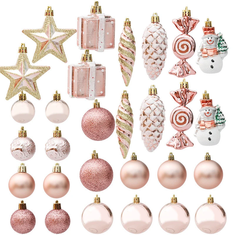 20/29 stücke Weihnachten Ball Dekoration Hängen Weihnachten Baum Anhänger Ornamente Für Home Room Decor Neue Jahr 2026 Geschenke Zubehör 4