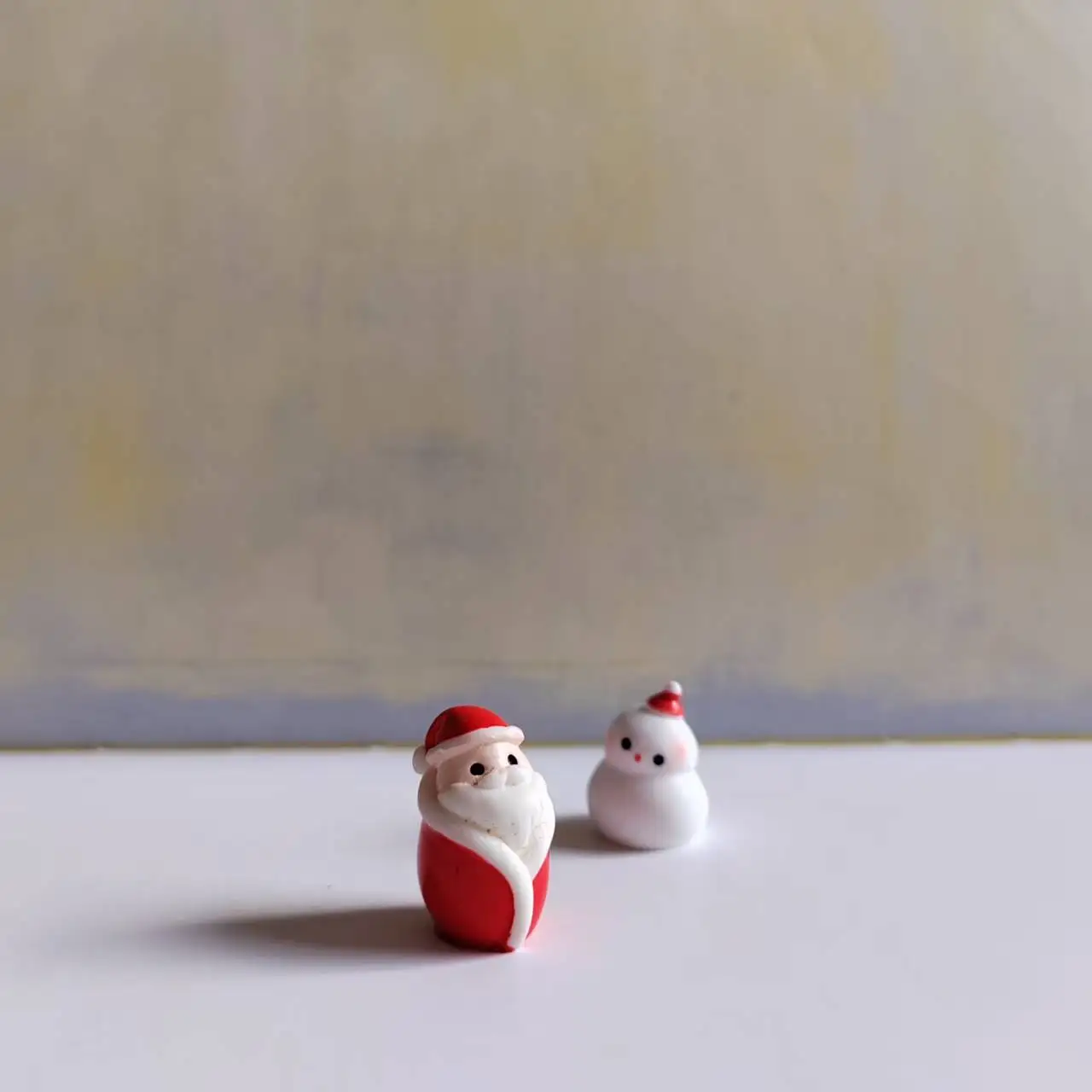 10 Stück/Weihnachtsschneemann/Puppenhaus/Miniatur/niedlich/Fee Gartenzwerg/Moos Terrarium Dekor/Kunsthandwerk/Bonsai-Figur/DIY-Zubehör/ 5