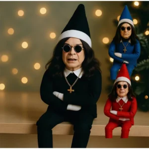 Neue Ozzy Weihnachten Elf Home Decor Pate Klassische Sitzhaltung Wohnzimmer Schlafzimmer Ornament Weihnachten Desktop Schreibtisch Zubehör