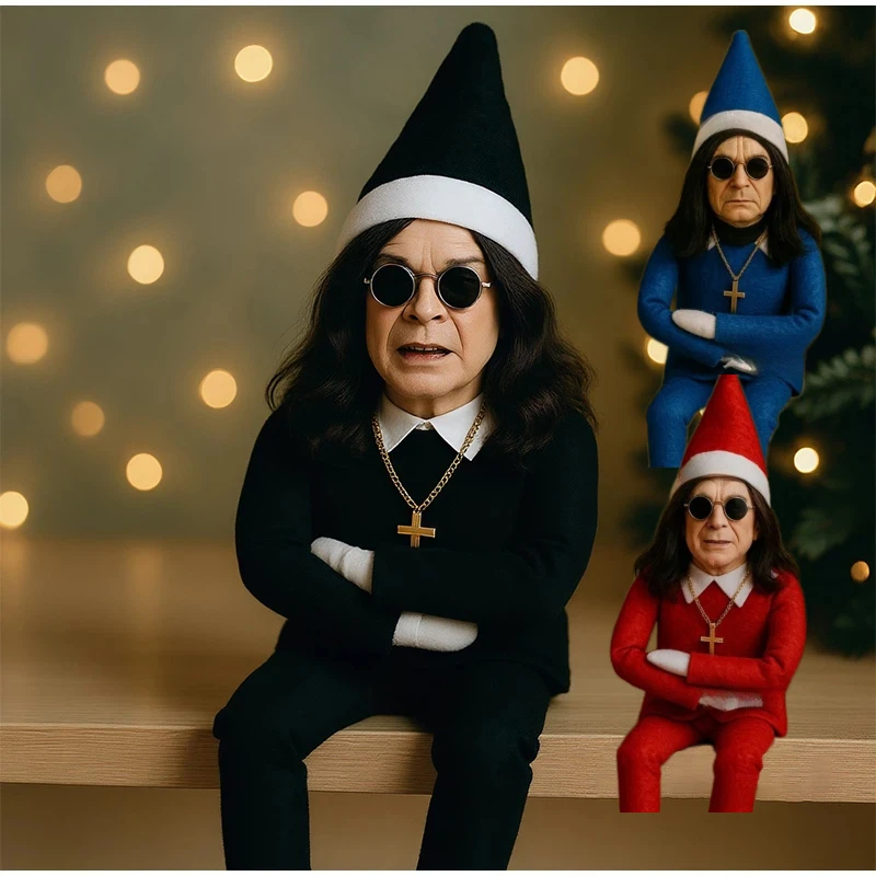 Neue Ozzy Weihnachten Elf Home Decor Pate Klassische Sitzhaltung Wohnzimmer Schlafzimmer Ornament Weihnachten Desktop Schreibtisch Zubehör