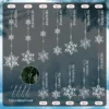 1/12 stücke Acryl Schneeflocke Simulation Eis Anhänger Weihnachten Baum Hängen Ornament 2024 Weihnachten Home Dekorationen Neue Jahr Geschenk 2025 3