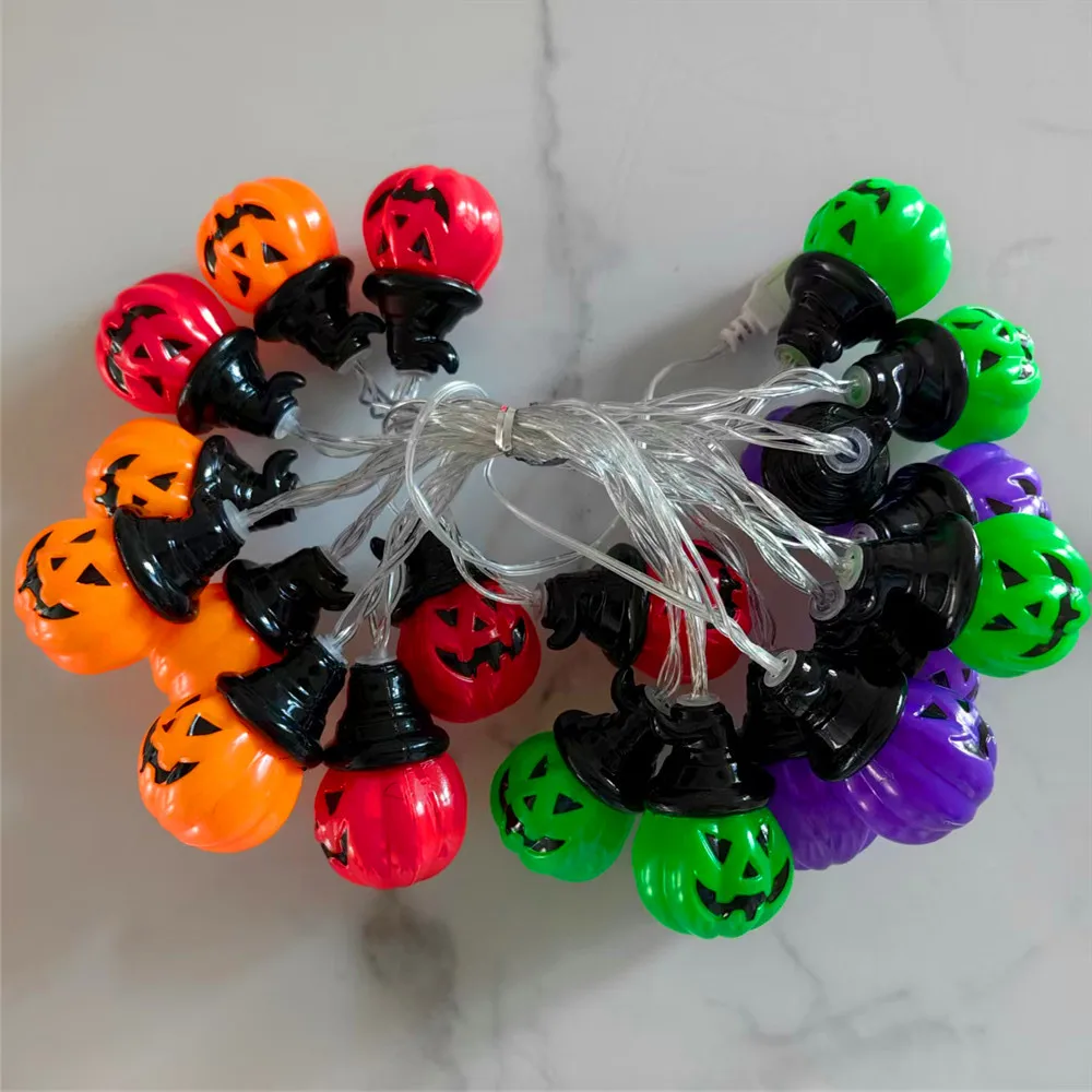 Kürbis-Lichterkette für Ostern, Halloween, Weihnachten, Raumdekoration, RGB-Lichterkette, Innenlampen, Außendekor-Lichter 5