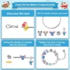 24 Stück Disney Stitch Weihnachten Adventskalender Armbänder Anime 24 Tage Weihnachten Countdown-Kalender Diy Schmuckherstellung Kit Mädchen Geschenk 2