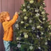 1/12 stücke Acryl Schneeflocke Simulation Eis Anhänger Weihnachten Baum Hängen Ornament 2024 Weihnachten Home Dekorationen Neue Jahr Geschenk 2025 2