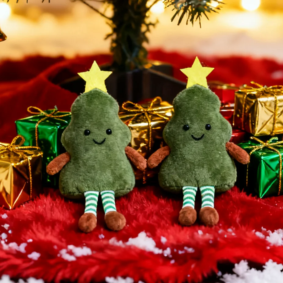 Weihnachten Neujahr Dekoration Nette Plüsch Avocado Anhänger Weihnachten Baum Puppe Home Party Festival Wohnzimmer Desktop Ornamente