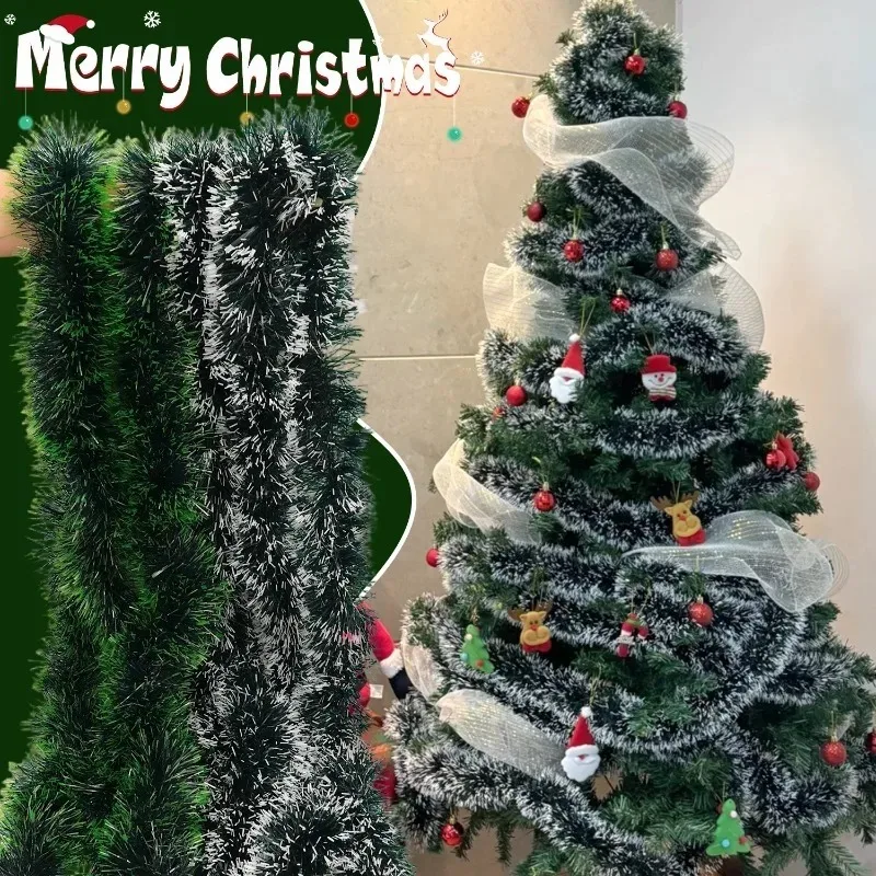 Weihnachten Grün Zuckerrohr Lametta Bänder Simulierte Madde Hochzeit Party Atmosphäre Dekoration Kranz Weihnachten Baum DIY Hängende Ornamente 3