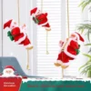 Elektrische Musik Weihnachtsmann Weihnachten Fallschirm Dekoration Hängende Ornamente Kunststoff Material Home Decor Mini Modell Geschenke 2