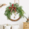 Weihnachts kranz Bauernhaus Boho Girlande Glocke Girlande Tür hängen Weihnachts baum Ornamente hängen Ornamente Weihnachten 3