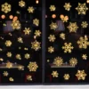Glitzer-Effekt, Schneeflocke, elektrostatischer Wandaufkleber, Weihnachten, Kinderzimmer, Dekor, Glasfenster, Heimdekoration, Neujahrstapete 3