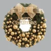 Heißer verkauf Weihnachten kranz 30CM40cm rattan kranz tür hängen einkaufszentrum hotel fenster Weihnachten dekoration 4