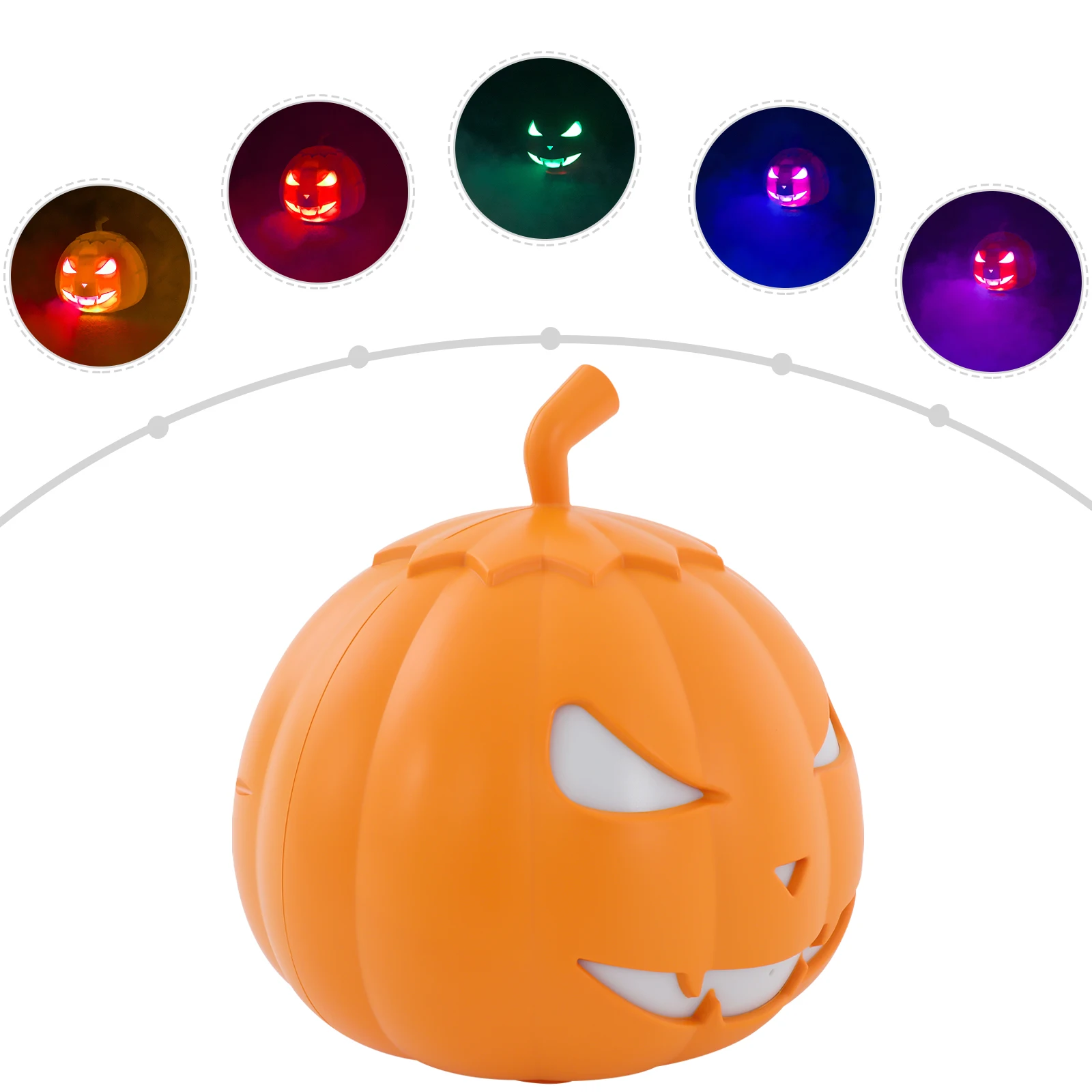 Halloween-LED-Nebelmaschine – Mini-Kürbis-Design für Außen- und Innendekorationen 5