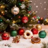 Neue festliche bemalte bruchsichere Weihnachtskugeln Set für Weihnachtsbaum DIY dekorative Ornamente Neujahr Santa Home Decor Geschenk 4
