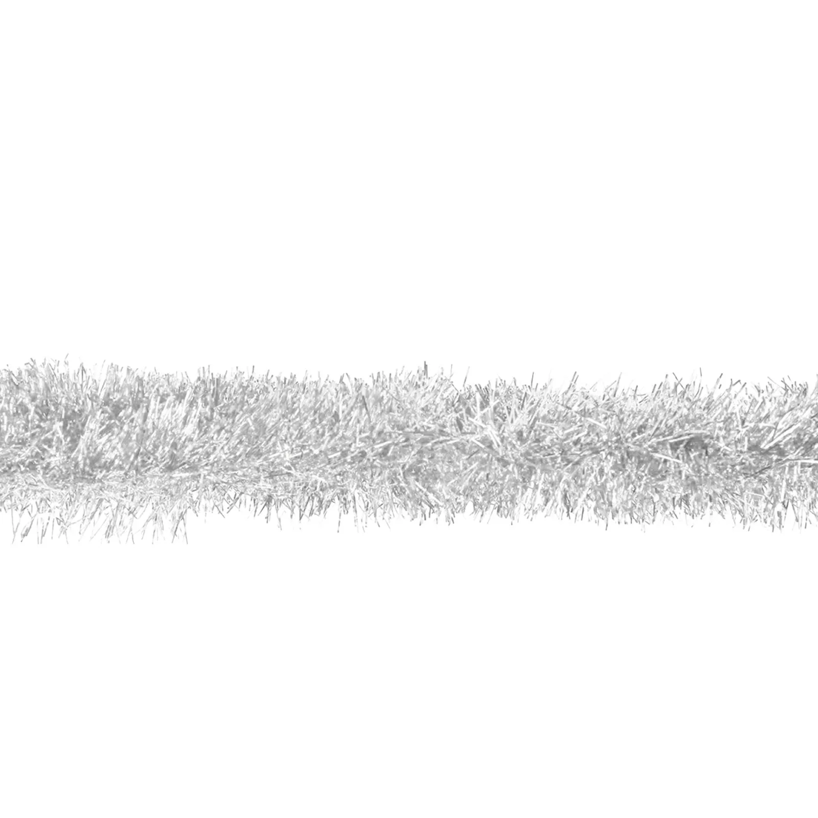 Weihnachts-Lametta-Girlande, bunte metallische Twist-Girlande, silberne Weihnachtsgirlande für Urlaubsparty im Innen- und Außenbereich 5