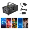 500 W Weihnachtsnebel-Rauchmaschine mit kabelloser Fernbedienung, buntes LED-Licht für Halloween-Hochzeitsfeiern, KTV, DJ, Bühne 2