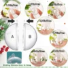 10–100 Stück transparente Kunststoff-Weihnachtskugeln, durchsichtige befüllbare Kugel, Weihnachtsbaum, hängende Ornamente, DIY-Handwerk für Hochzeit, Party, Dekoration 6