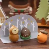 Dekorative Zakka, kreative Mikrolandschaft, Kunstharz, Weihnachtsgeschenk, Zuhause, Erdnuss, Weihnachtsmann, Kastanie, Persimmon, Baumkollektionen 3