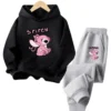Stich Hoodies Mädchen Sweatshirt Herbst Langarm Harajuku Pullover Disney Serie Stich Casual Mit Kapuze Tops Kinder Trucksuit