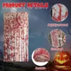 FePen 2pcs Halloween Türvorhang, Halloween Türvorhang, Halloween Blutiger Türvorhang, 6