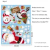 Weihnachten Schneemann Hirsch Santa Claus Glas Fenster Aufkleber Für Neue Jahr Dekoration Wandbild Zimmer Home Decor Elektrostatische Wand Aufkleber 3
