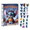 Anime Lilo & Stitch Angel Adventskalender Box Kawaii Stitch Cartoon Figur Modell Kinderspielzeug Weihnachtsüberraschung Halloween Geschenke 2