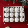 12 Teile/satz Gold Vintage Weihnachten Kugeln Ornamente Weiß Gold Weihnachten Baum Hängen Anhänger Weihnachten Neue Jahr Party Decor Navidad 3