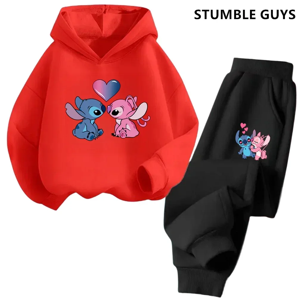 Kinder Stich Hoodies Frühling Herbst Mode Kinder Pullover Lange Ärmel Trucksuit Sweatshirts Druck Jungen Mädchen Stich Tops 6