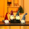1 ~ 4 stücke 2025 Weihnachten Puppe Elf Gestrickte Gnome mit Led Nachtlicht Weihnachten Dekorationen für Zuhause Weihnachten navidad Neue Jahr 2025 Geschenk 5