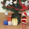 Elektrische Kletterleiter Weihnachtsmann Musikpuppe Weihnachtsschmuck Dekoration für Zuhause Weihnachtsbaum Hängedekoration Neujahrsgeschenk 5